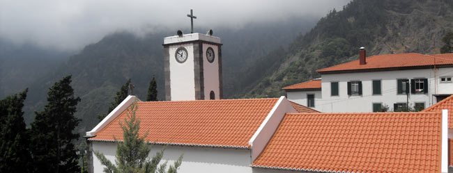 The church in Curral das Freiras 